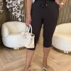 Mi Piace - Broek Capri - Espresso