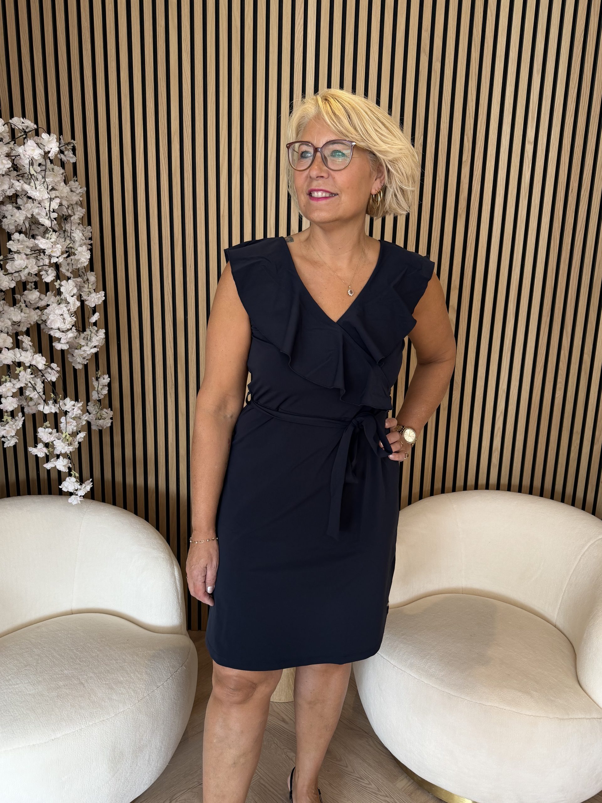 Lady Day - Dunya Dress Short - Blue