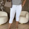 Mi Piace - Broek Capri - White