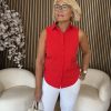 Mi Piace - Blouse Mouwloos - Red