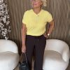 Mi Piace - Pullover Ajour - Lemon Yellow