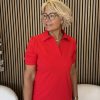 Mi Piace – Polo Dress – Red