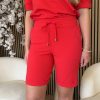 Mi Piace - Bermuda Shorts - Red