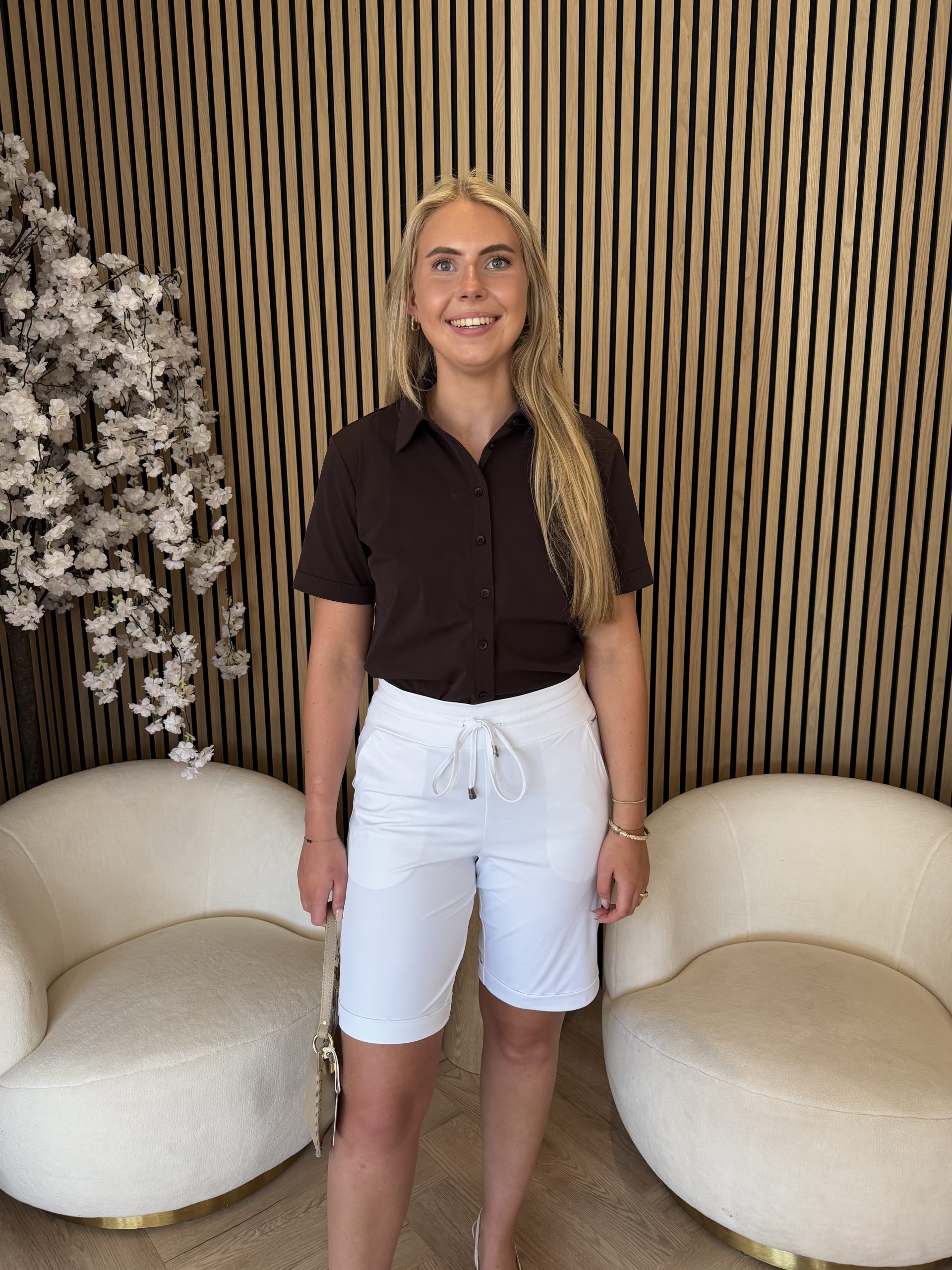 Mi Piace - Bermuda Shorts - White
