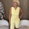 Mi Piace – Bermuda Shorts – Lemon Yellow