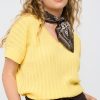 Mi Piace - Pullover Ajour - Lemon Yellow