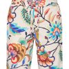 Mi Piace - Bermuda Heavy Embroided Bloom Print - Multicolour