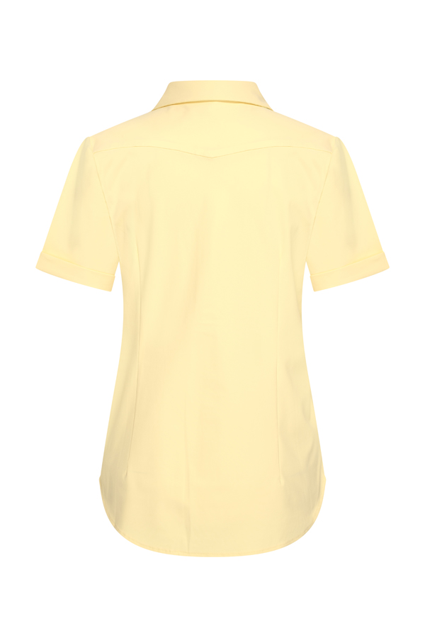 Mi Piace - Blouse Korte Mouwen - Pastel Yellow