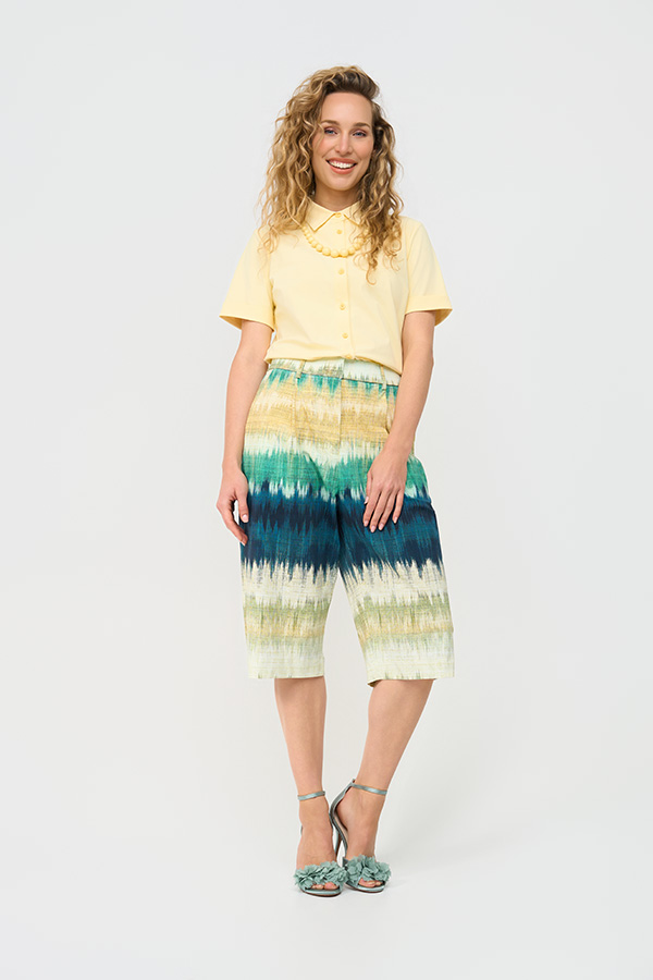 Mi Piace - Blouse Korte Mouwen - Pastel Yellow