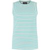 Lady Day – Sandy Travelstof Top – White/Atlantis