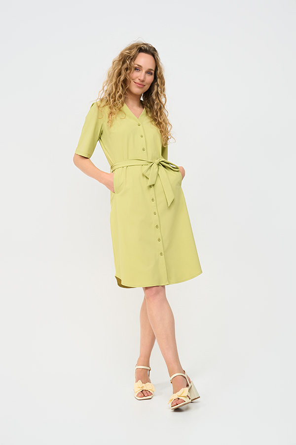 Mi Piace - Dress V Neck - Sweet Pea