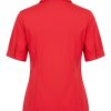 Mi Piace - Polo Top Puff Sleeves - Red