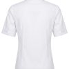 Mi Piace - Polo Top Puff Sleeves - White