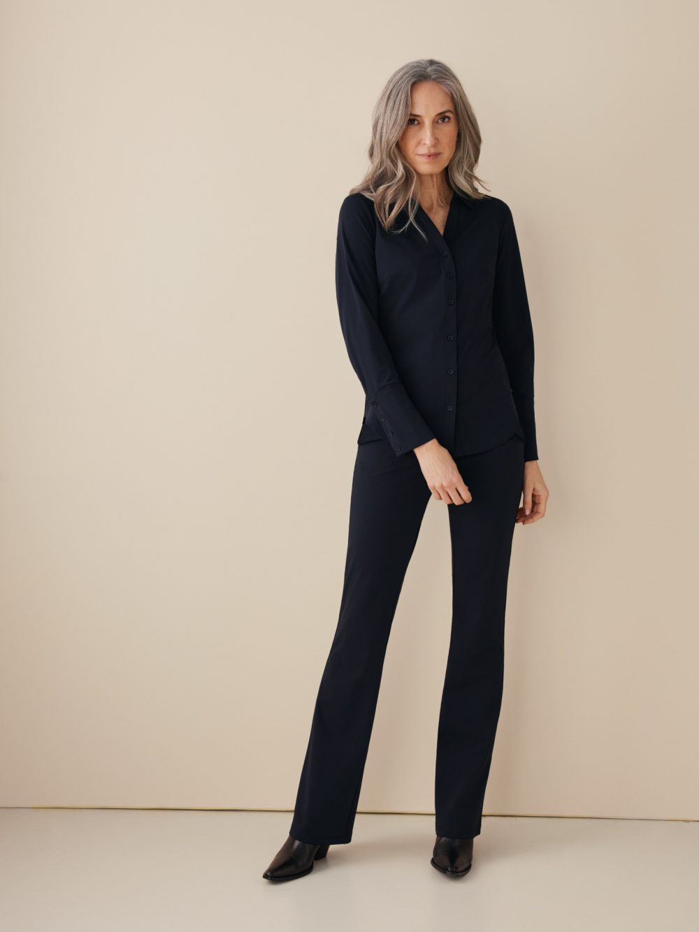 Lady Day - Poppy Flared Travel - Blue