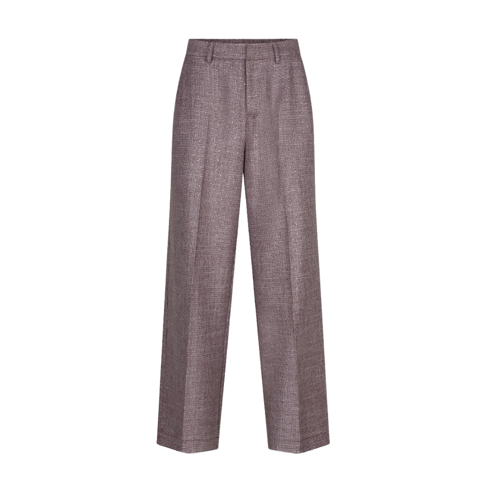 EsQualo - Trousers fancy strass - Merlot