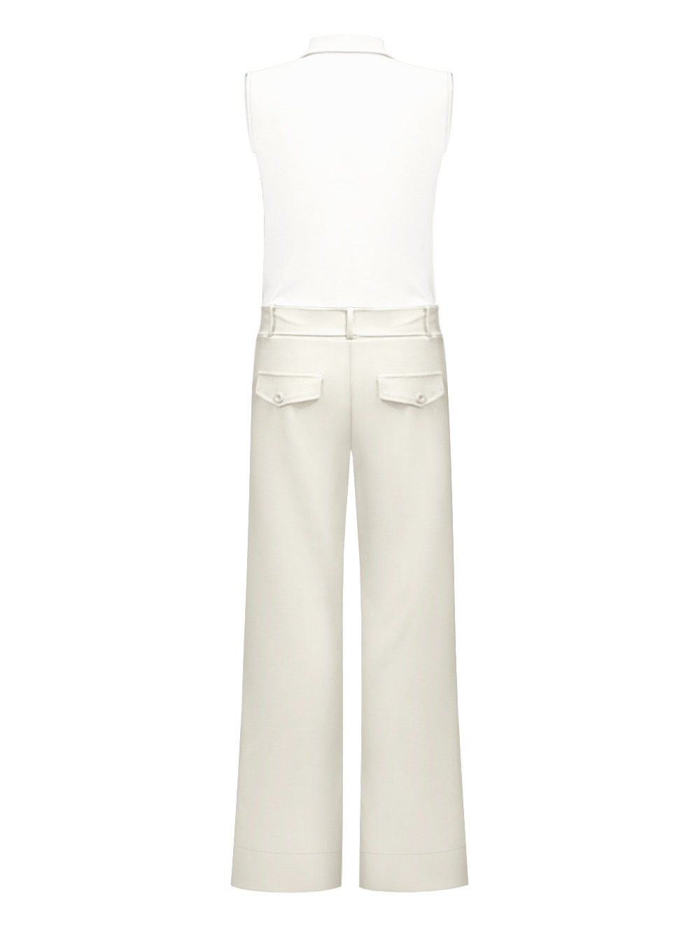 Triple Nine - Jumpsuit - Beige/OffWhite