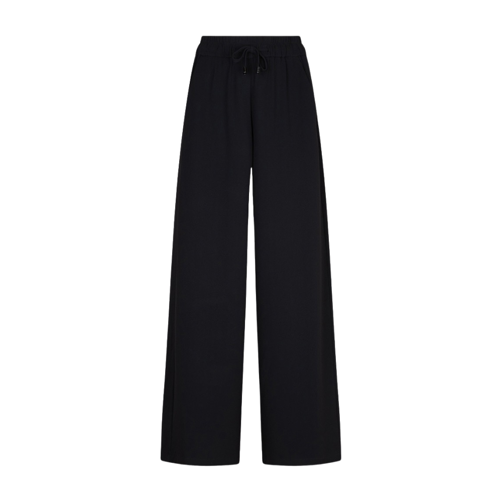 EsQualo - Trousers wide acetate - Dark Grey