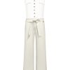 Triple Nine - Jumpsuit - Beige/OffWhite