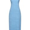 Mi Piace - Singlet Dress Denim Print - Bleached Denim