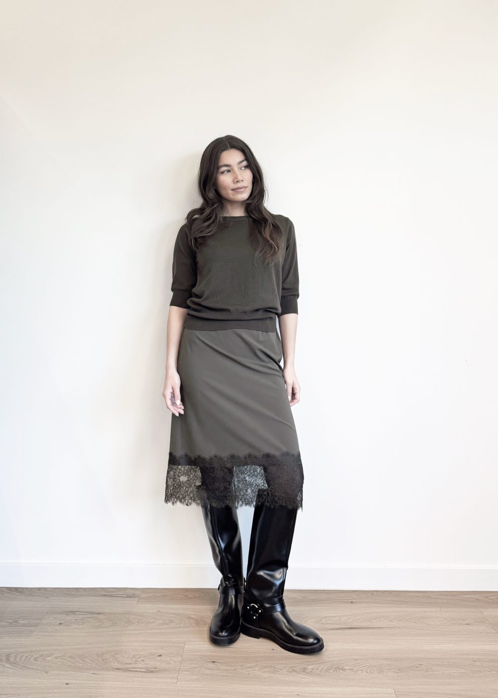 Lady Day - Eva Sweater - Deep forest