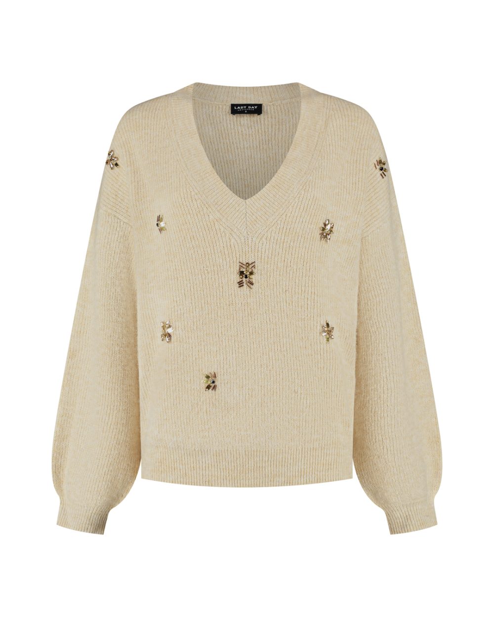 Lady Day - Amira Sweater - Light pepper melange