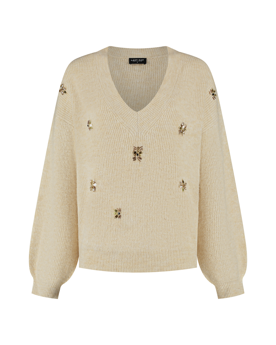 Lady Day - Amira Sweater - Light pepper melange