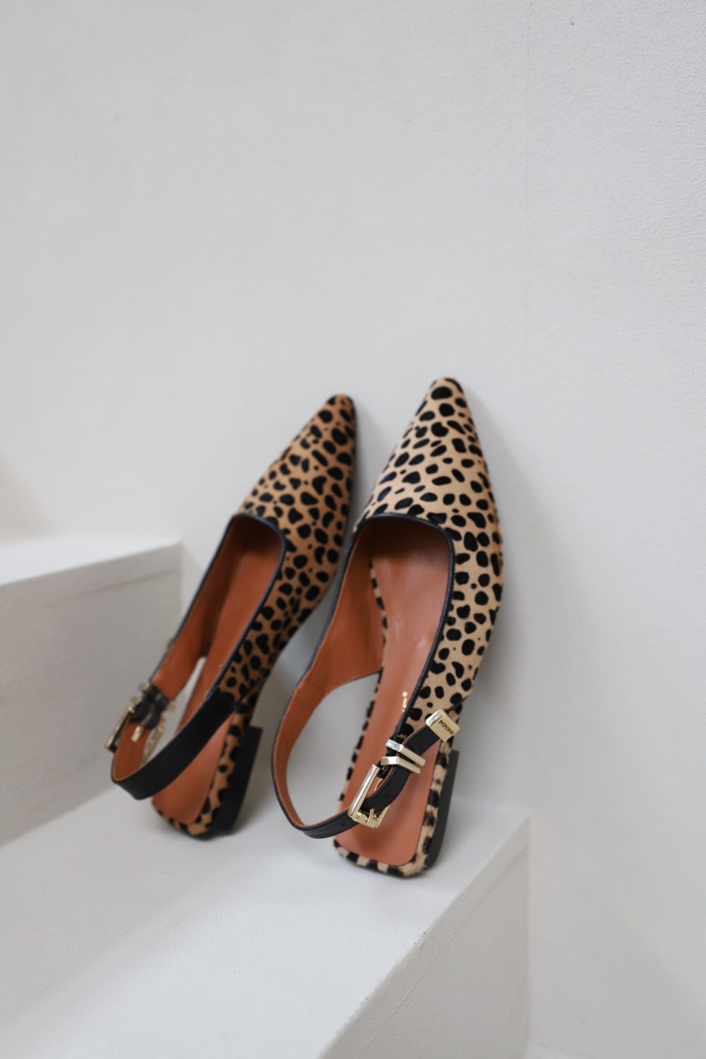 Babouche - Nena - Panter Beige/Black