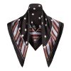 &Co Woman - Silke Dot Scarf - Dark Chocolate mu