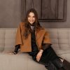 &Co Woman - Silke Dot Scarf - Dark Chocolate mu