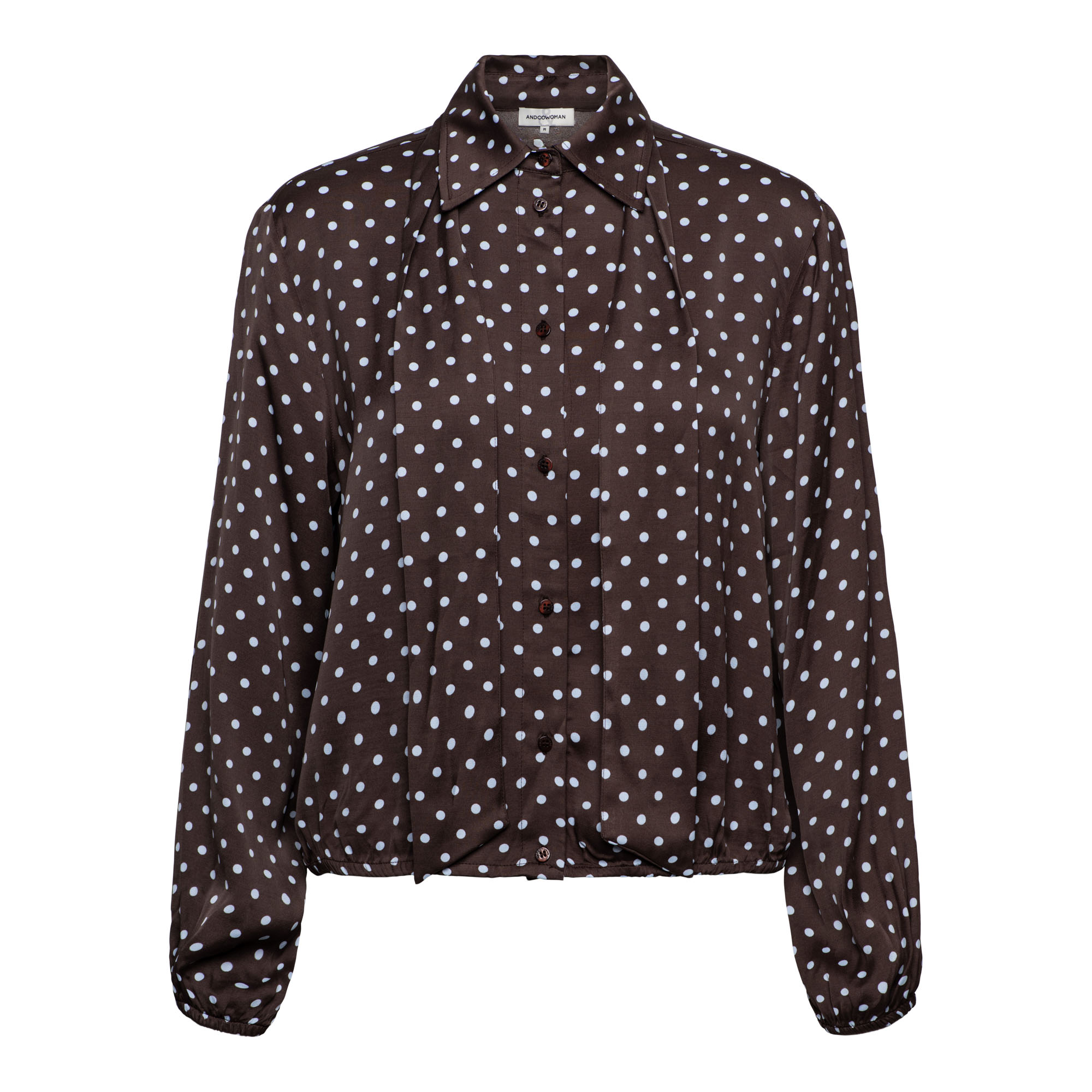 &Co Woman - Alisha Polka - Dark Chocolate mu