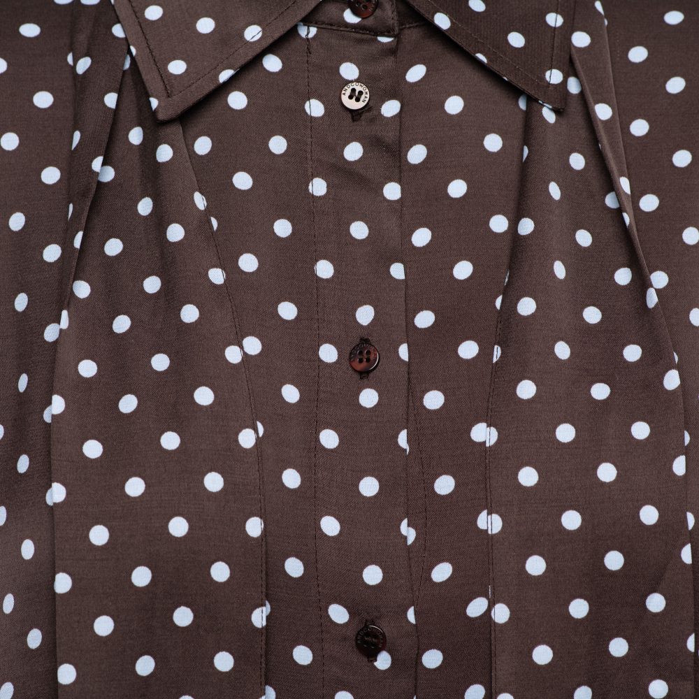 &Co Woman - Alisha Polka - Dark Chocolate mu