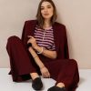&Co Woman - Balen - Burgundy multi