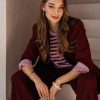&Co Woman - Balen - Burgundy multi