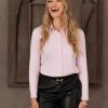 &Co Woman - Lotte Stripe - White - Pink