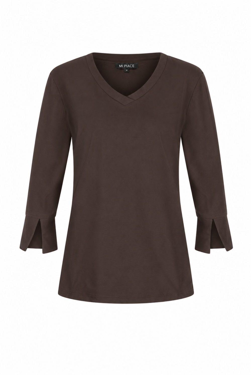 Mi Piace - Top 3/4 Sleeves - Espresso
