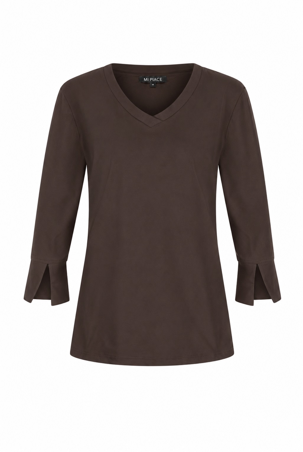 Mi Piace - Top 3/4 Sleeves - Espresso