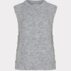 EsQualo - Gilet slv/lss diamonds - Light Grey