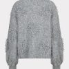 EsQualo - Sweater 3D fringes - Grey