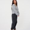 EsQualo - Sweater 3D fringes - Grey