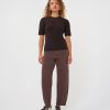 EsQualo - Sweater s/slve studs - Cacao