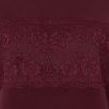 EsQualo - Sweater lace Modal - Raspberry