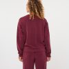 EsQualo - Sweater lace Modal - Raspberry