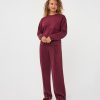 EsQualo - Sweater lace Modal - Raspberry