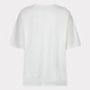 EsQualo - T-shirt ''Forms'' - Off White / Merlot