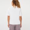 EsQualo - T-shirt ''Forms'' - Off White / Merlot