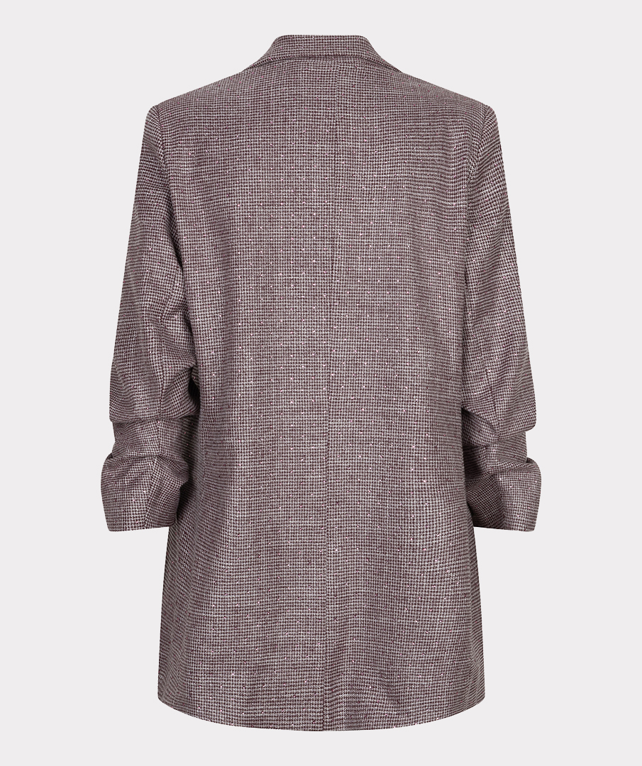 EsQualo - Blazer fancy strass - Merlot