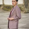 EsQualo - Blazer fancy strass - Merlot
