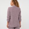 EsQualo - Blazer fancy strass - Merlot
