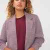 EsQualo - Blazer fancy strass - Merlot