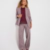 EsQualo - Blazer fancy strass - Merlot